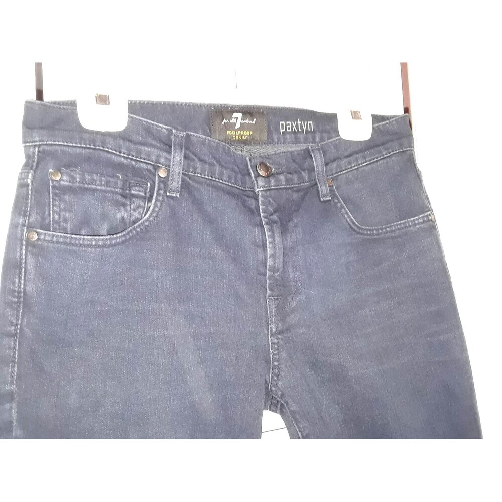 Seven For All Mankind Men's Jeans Paxtyn Size 31 Mid Rise Dark Wash